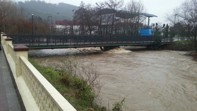 Inundaciones en Zalla 30/01/2015