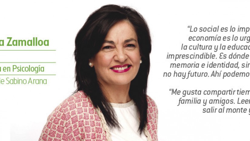 Nuestros candidatos y candidatas: Irune Zuluaga Zamalloa