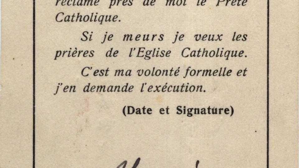 Appartenir Catholique